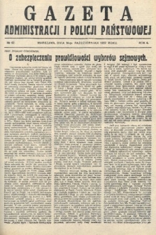 Gazeta Administracji i Policji Państwowej. 1922, nr 42