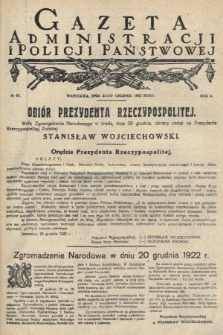 Gazeta Administracji i Policji Państwowej. 1922, nr 52