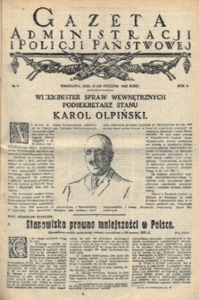 Gazeta Administracji i Policji Państwowej. 1923, nr 5