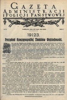 Gazeta Administracji i Policji Państwowej. 1923, nr 19