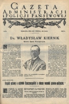 Gazeta Administracji i Policji Państwowej. 1923, nr 24