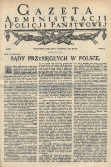 Gazeta Administracji i Policji Państwowej. 1923, nr 25