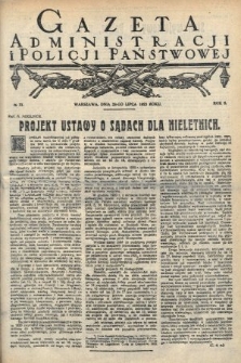 Gazeta Administracji i Policji Państwowej. 1923, nr 31