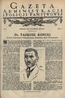Gazeta Administracji i Policji Państwowej. 1923, nr 33