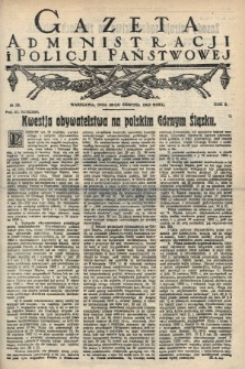 Gazeta Administracji i Policji Państwowej. 1923, nr 35