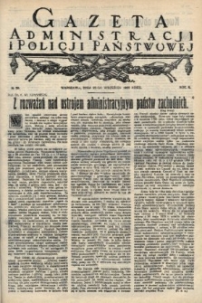 Gazeta Administracji i Policji Państwowej. 1923, nr 39