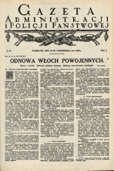 Gazeta Administracji i Policji Państwowej. 1923, nr 44