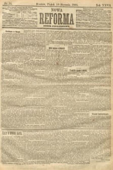 Nowa Reforma (numer popołudniowy). 1908, nr 14