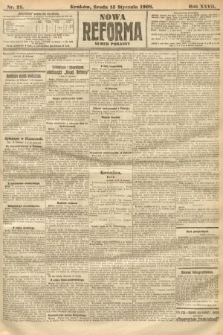 Nowa Reforma (numer poranny). 1908, nr 21