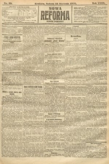Nowa Reforma (numer poranny). 1908, nr 39