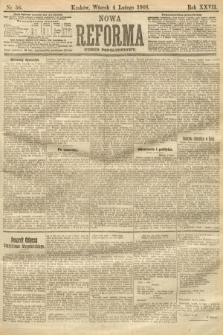 Nowa Reforma (numer popołudniowy). 1908, nr 56