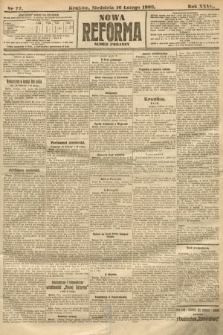 Nowa Reforma (numer poranny). 1908, nr 77