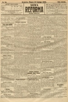 Nowa Reforma (numer poranny). 1908, nr 85
