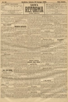 Nowa Reforma (numer poranny). 1908, nr 87