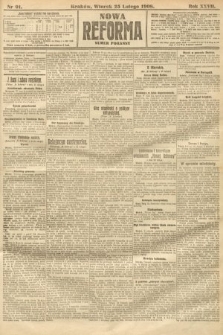 Nowa Reforma (numer poranny). 1908, nr 91