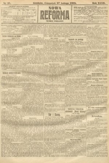 Nowa Reforma (numer poranny). 1908, nr 95