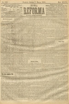 Nowa Reforma (numer popołudniowy). 1908, nr 112