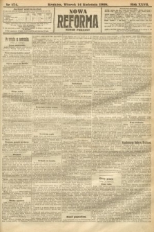 Nowa Reforma (numer poranny). 1908, nr 174