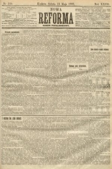 Nowa Reforma (numer popołudniowy). 1908, nr 239