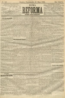 Nowa Reforma (numer popołudniowy). 1908, nr 241