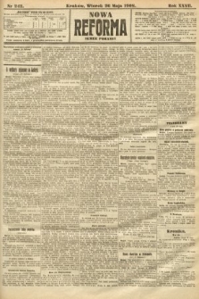 Nowa Reforma (numer poranny). 1908, nr 242