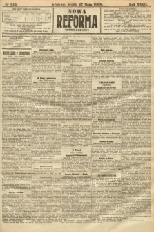 Nowa Reforma (numer poranny). 1908, nr 244