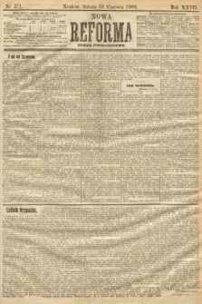 Nowa Reforma (numer popołudniowy). 1908, nr 271
