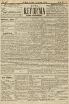 Nowa Reforma (numer popołudniowy). 1908, nr 351