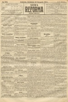 Nowa Reforma (numer poranny). 1908, nr 386