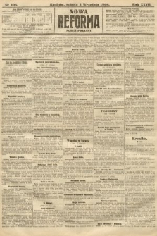 Nowa Reforma (numer poranny). 1908, nr 408