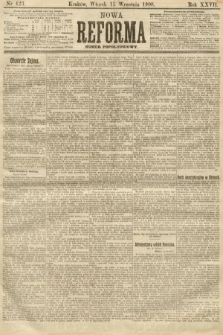Nowa Reforma (numer popołudniowy). 1908, nr 423