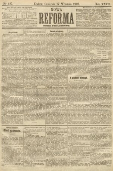 Nowa Reforma (numer popołudniowy). 1908, nr 427