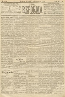 Nowa Reforma (numer popołudniowy). 1908, nr 519