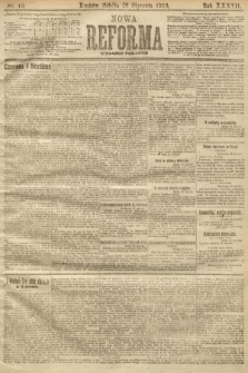 Nowa Reforma (numer poranny). 1918, nr 43