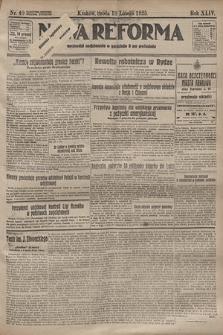 Nowa Reforma. 1925, nr 40