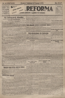 Nowa Reforma. 1925, nr 44