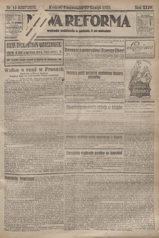 Nowa Reforma. 1925, nr 45