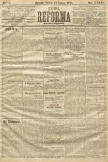 Nowa Reforma (numer poranny). 1918, nr 88