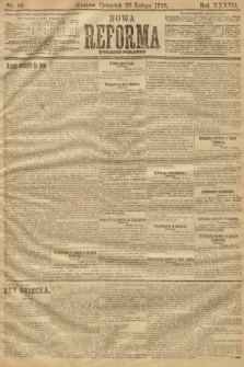 Nowa Reforma (numer poranny). 1918, nr 96