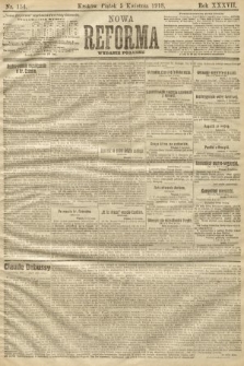 Nowa Reforma (numer poranny). 1918, nr 154