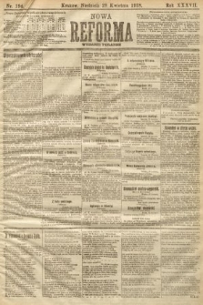 Nowa Reforma (numer poranny). 1918, nr 194