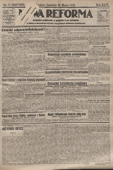 Nowa Reforma. 1925, nr 71