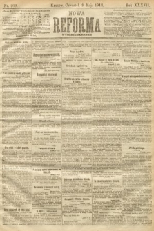 Nowa Reforma (numer poranny). 1918, nr 209