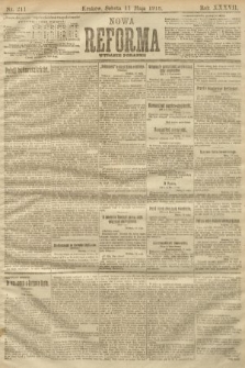 Nowa Reforma (numer poranny). 1918, nr 211