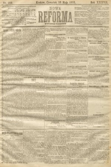 Nowa Reforma (numer poranny). 1918, nr 219