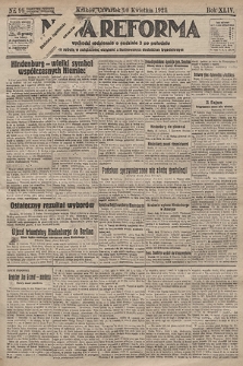 Nowa Reforma. 1925, nr 99