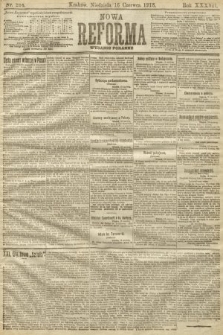 Nowa Reforma (numer poranny). 1918, nr 254