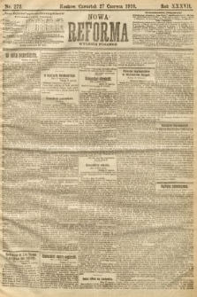 Nowa Reforma (numer poranny). 1918, nr 272