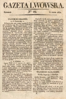Gazeta Lwowska. 1832, nr 29