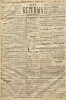 Nowa Reforma (numer poranny). 1918, nr 276